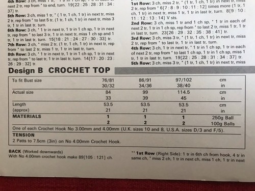 Vintage 1980's King Cole Womens Jumper Cardigan Summer Crochet Patterns 630.1 - Picture 8 of 8