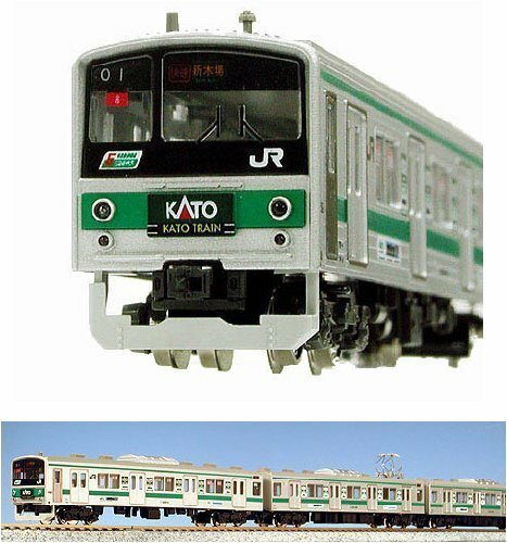 Conjunto de vehículos de escala n 205 Series Color de línea Saikyo Kato Tren 10 tanto Nuevos Conjunto de vehículos de escala n 205 Series Color de línea Saikyo Kato Tren 10 tanto Nuevos