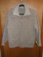 Weave of the Irish Handcrafted Ireland Women Small Wool Jacket Sweater Fisherman