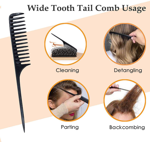 Hair Brush, Sosoon Boar Bristle Paddle Hairbrush for Long Short Thick Thin Curly - Picture 6 of 12