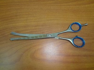 Pet Dog Cat Professional Grooming Curved Ball Tip Hair Cutting