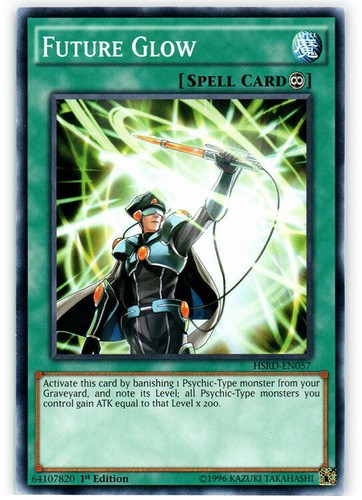 3x Future Glow - HSRD-DE057 - Common - 1. Auflage HSRD - High-Speed Riders YuGi