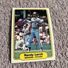 1982 Fleer #147 Randy Lerch Milwaukee Brewers