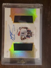 2018 Flawless Dual Diamond First #01/10 Stefon Diggs On Card Auto. Texans Bills
