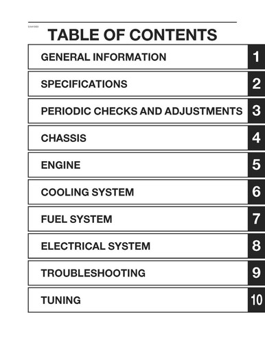 Yamaha Service Workshop Shop Manual Book 2025 WR450F - Picture 2 of 24