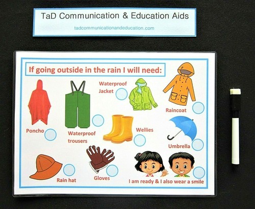 GOING OUT CHART Ropa Aderezo - TDAH Autismo SEN Demencia SEN Alzheimer - Imagen 10 de 35