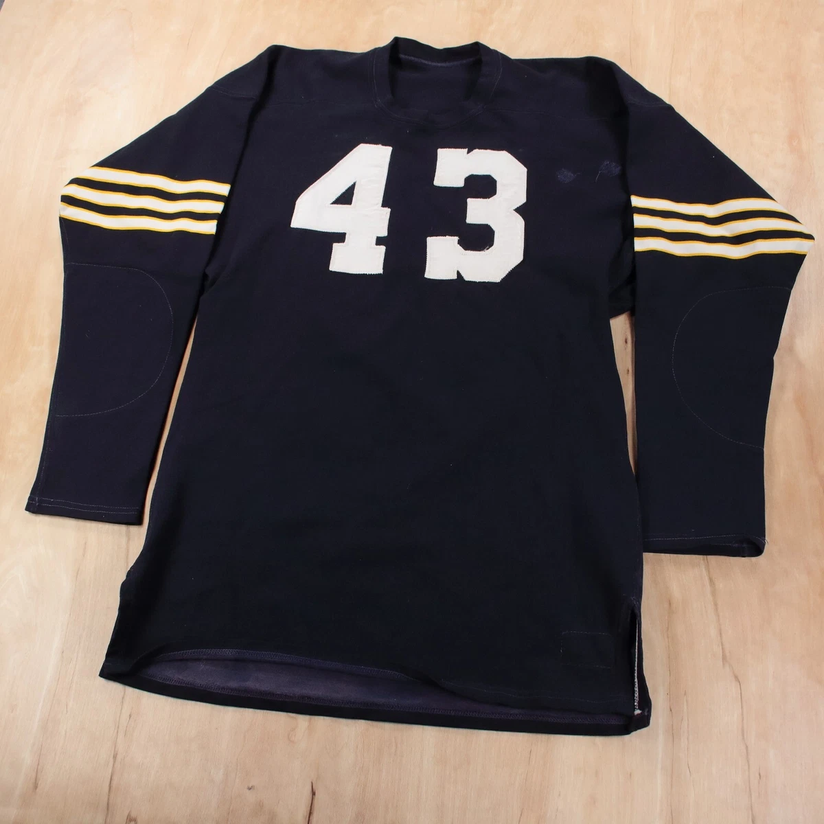 SOUTHLAND #43 long sleeve football jersey sz 44 tag true vtg 50s 60s usa made
