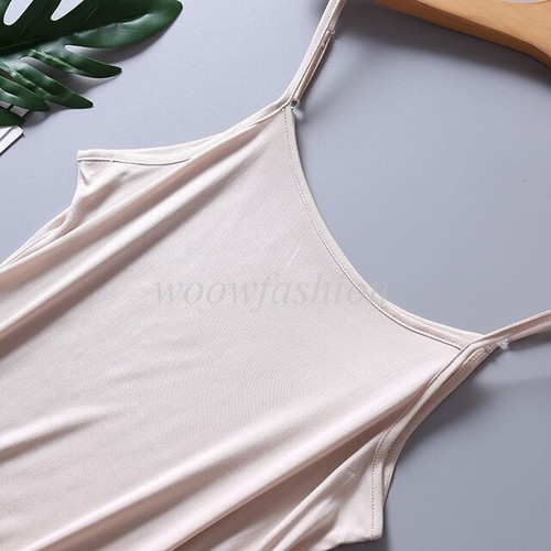 Women Cami Full Slip Mulberry Silk Dress Camisole Loungewear Lingerie Chemise - Picture 12 of 16