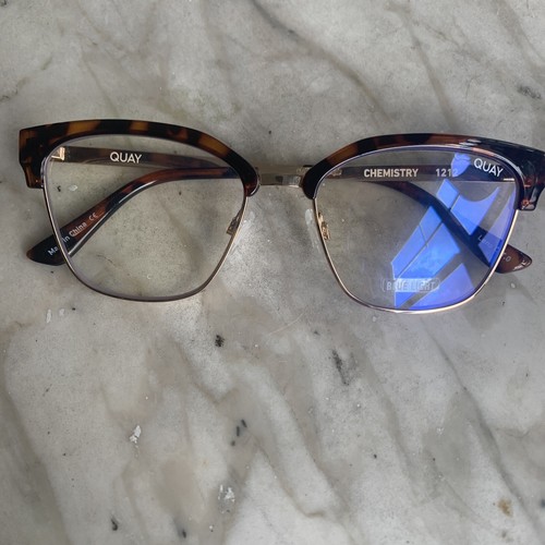 Quay Australia Chemistry blaue helle Brille neu mit Etikett - Bild 8 von 12