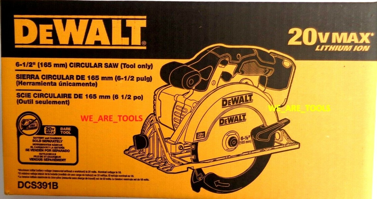 Boxed Dewalt DCS391B 20V Cordless Battery Circular Saw 20 volt eBay