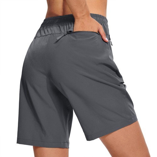 Women's Hiking Lightweight Shorts Quick Dry Zipper Pocket Water Resistant Shorts - Picture 54 of 62