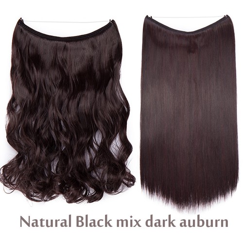 Secret Wire Hair Extensions Invisible Long band Thick As Remy Hair Extension LC - Picture 41 of 42