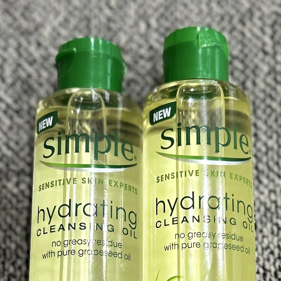 SIMPLE Sensitive Skin Experts Aceite Limpiador Hidratante 4.2oz Lote de 2 Sellados NUEVO Foto 2 de 4