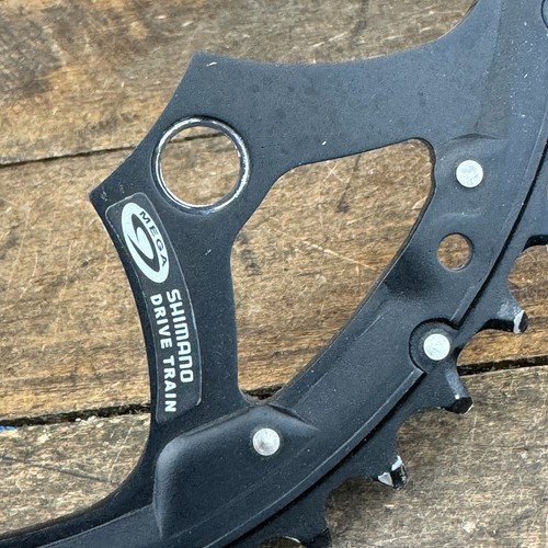 Vintage Shimano Chainring 48 Tooth 104 BCD 48t M9 T-48 Mega 9 Aluminum Black MTB - Picture 8 of 11