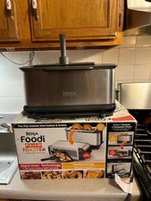 Ninja ST100 Foodi 2-in-1 Flip Toaster, 2-Slice Toaster, Compact Toaster Oven