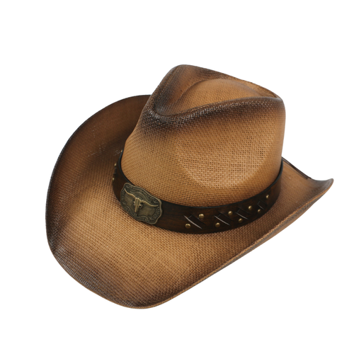 Straw Cowboy Hat for Women and Men, Sun Hat Beach Outdoor Straw Hat, Summer hat - Picture 9 of 16