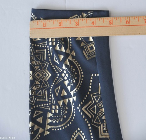 Justice Active Legging Pant Bottoms Girl's Children's Size 18 Blue Gold Athletic - Picture 6 of 10