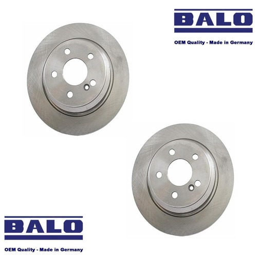 Rear Brake Disc Rotor 03-06 CL500 S350 S430 S500 2 X German Balo 220 423 01 12 - Picture 2 of 6