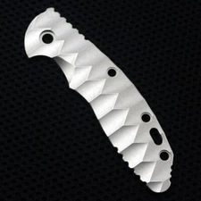 New TC4 Single Sided Patch for Rick Hinderer Knives XM18 3.5” Wavy Pattern New