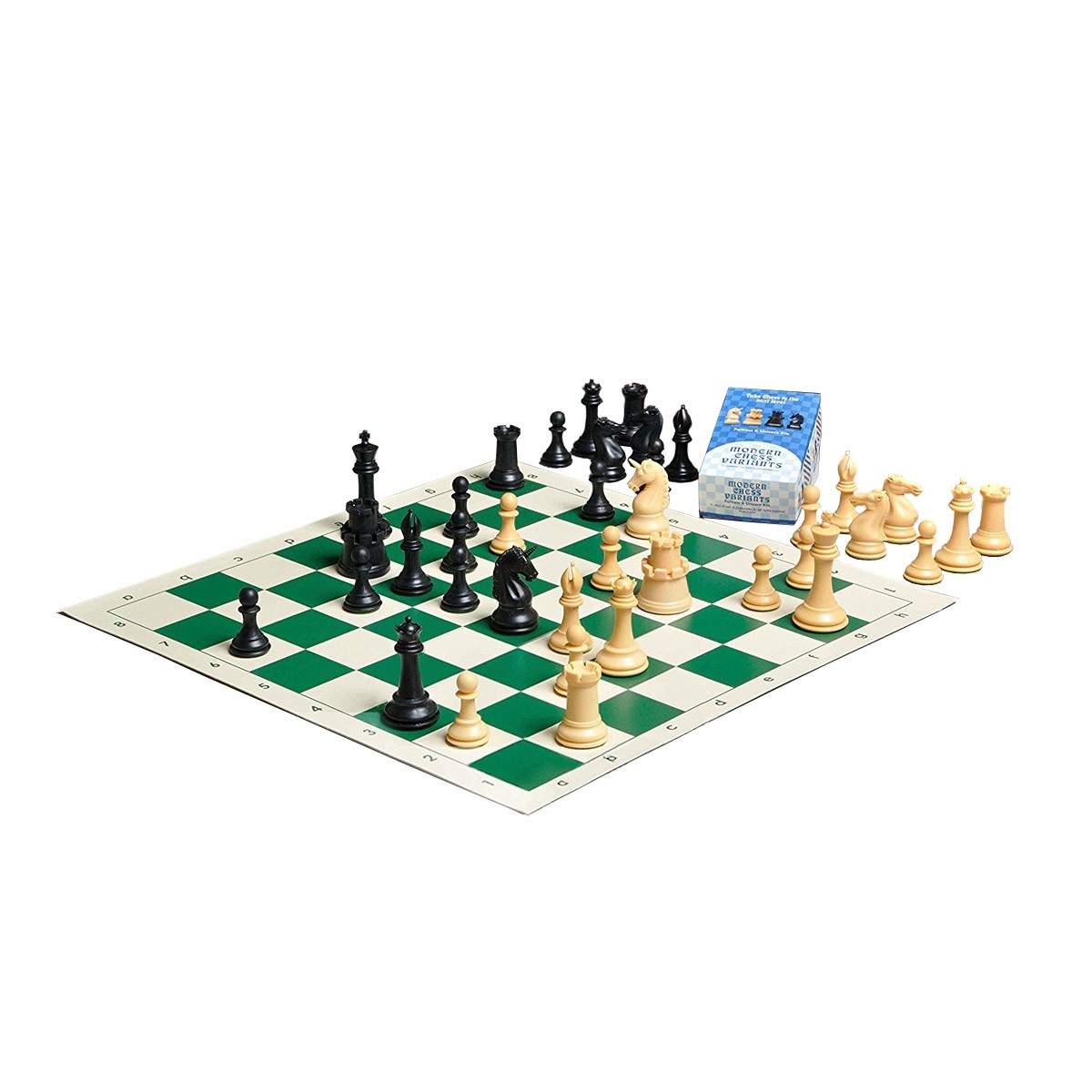 USCF Sales Unicorn & Fortress Chess Kit with The Collector Plastic Chess Set - P USCF Sales Unicorn & Fortress Chess Kit with The Collector Plastic Chess Set - P