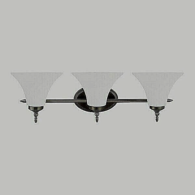 Montreal 3-Light Antique Brushed Nickel Vanity Light Montreal 3-Light Antique Brushed Nickel Vanity Light