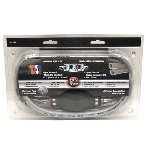 Shoreline Boat Fuel Gas Line SL91567 | Universal 3/8 Inch x 7 FT - 第 3/4 張圖片