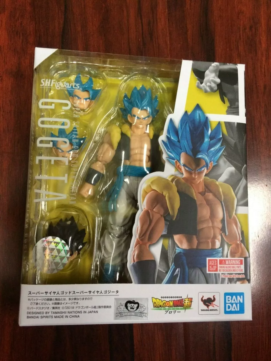 S.H. Figuarts Super Saiyan God Gogeta Dragon Ball Super Broly Action Figure  New