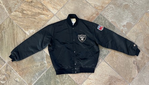 Vintage Los Angeles Raiders Starter Satin Football Jacket, Size Large - Picture 5 of 9