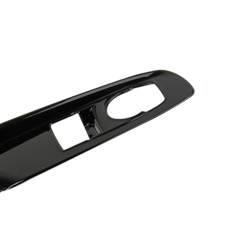 Glossy Black Window Lift Switch Panel Cover Trim Fit for Chevrolet Corvette C8 - Foto 5 di 6