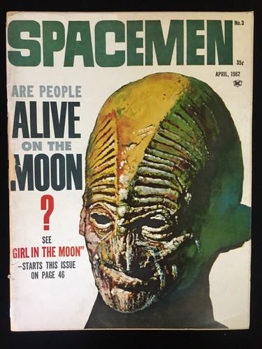 Spacemen Magazine LOT Issues # 1, 2, 3, 5 -RARE EARLY SPACE Sci-Fi mag 1961 1962 - Picture 4 of 12