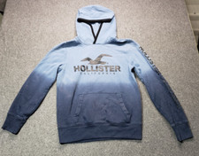 Hollister youth size boys XS multi-colored hoodie blue ombre long sleeve