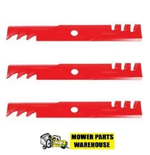 3 REPL 18" EXMARK MOWER GATOR MULCHING BLADES 52" CUT 103-6397 103-6382 103-6402