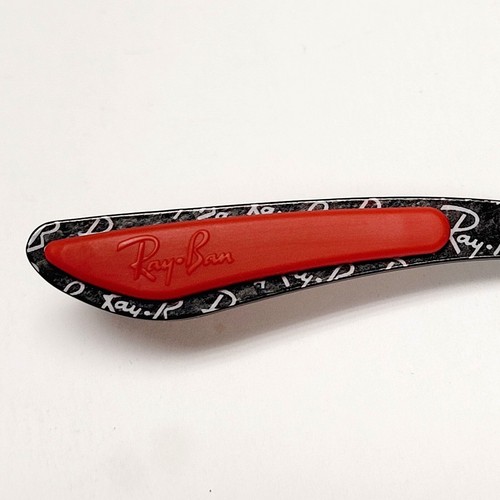 Ray Ban RB8908 Eyeglass Frames Rectangle Full Rim Eyewear Black Red 53-18 145mm - Picture 12 of 18