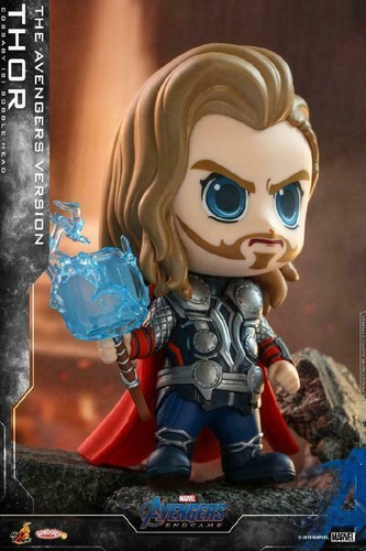 HOT TOYS Cosbaby COSB577 Mini Figur Heroes 4: Endgame - Thor UV Effekt - Bild 3 von 6