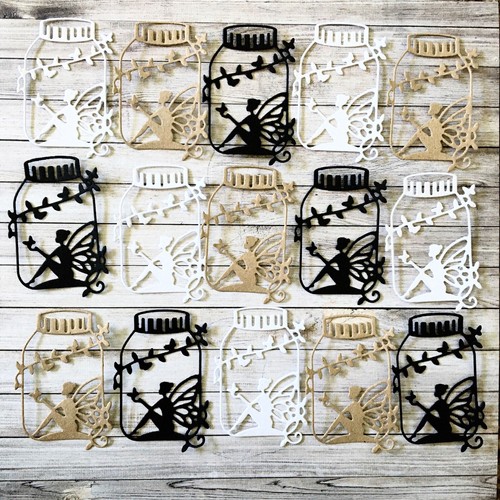 FAIRY IN A JAR die cuts card making junk journal scrapbooking