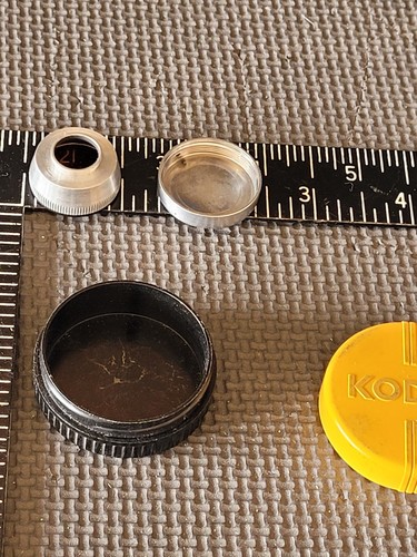 Vintage Kodak YL3 yellow orange tiffen filter with case - Picture 6 of 8