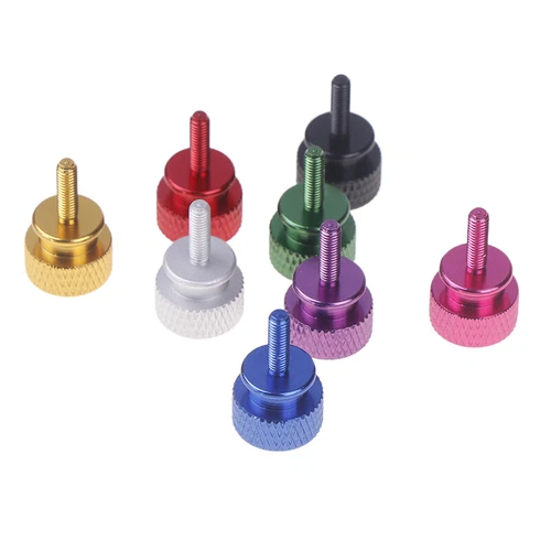 10Pcs M3*10MM Knurl High Step Head Hand Tighten Thumb Screw Thumbscrews Bolt