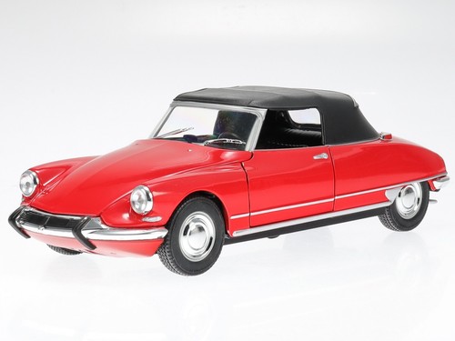 Citroen DS convertible lightrot Softtop diecast model car 22506 Welly 1:24 - Picture 3 of 7