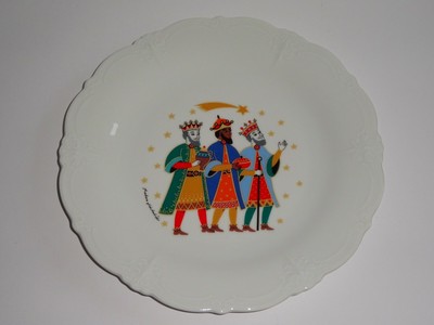 Weihnachtsteller Porzellan Tirschenreuth Weihnachten Gebäckteller