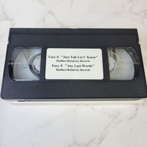 Eazy-E Just Tah Let U Know, Any Last Werdz VHS - Picture 6 of 9