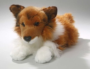 rough collie soft toy
