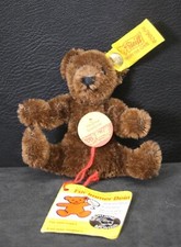 Steiff Teddybar Bear Dark Brown W. Germany 0206/11 Mini 3" w/ Tags