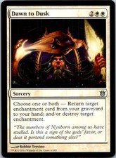 Dawn to Dusk Magic The Gathering Born of the Gods Lightly played 4 x x4
