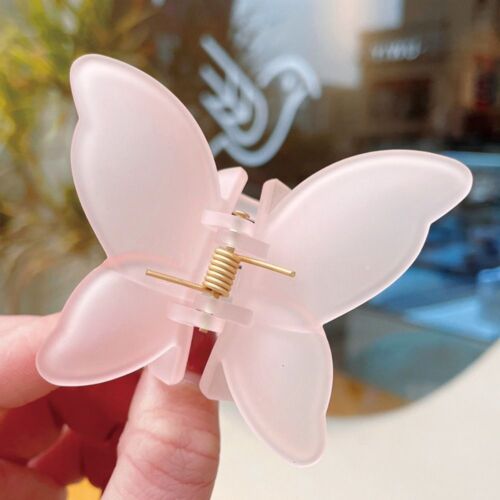 Gradient Hair Clip Matte Barrette New Butterfly Hair Claw Clip Women - Picture 4 of 32