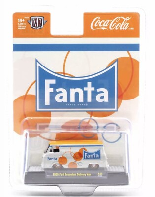 M2 Machines 1965 Ford Econoline Delivery Van Fanta Coca-Cola A44