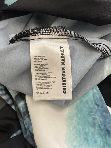 Chinatown Market New York City Short Sleeve Button Up Black Shirt CTMSP20-NYBU - Picture 9 of 9