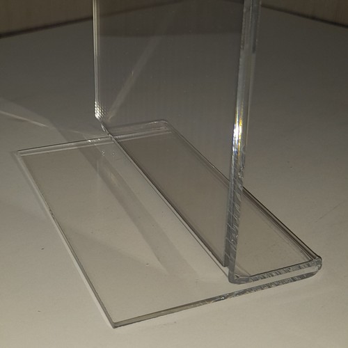 15 Acryl Menükarten T Aufsteller DIN A6 hoch Ladenausstattung Werbung Regal - Bild 5 von 9