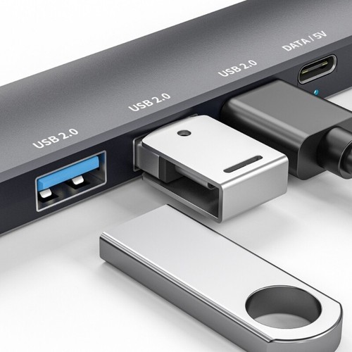Fast Speed USB to 5Port USB3.0 USB2.0 Port Hubs for Office and Home Use - Picture 2 of 8
