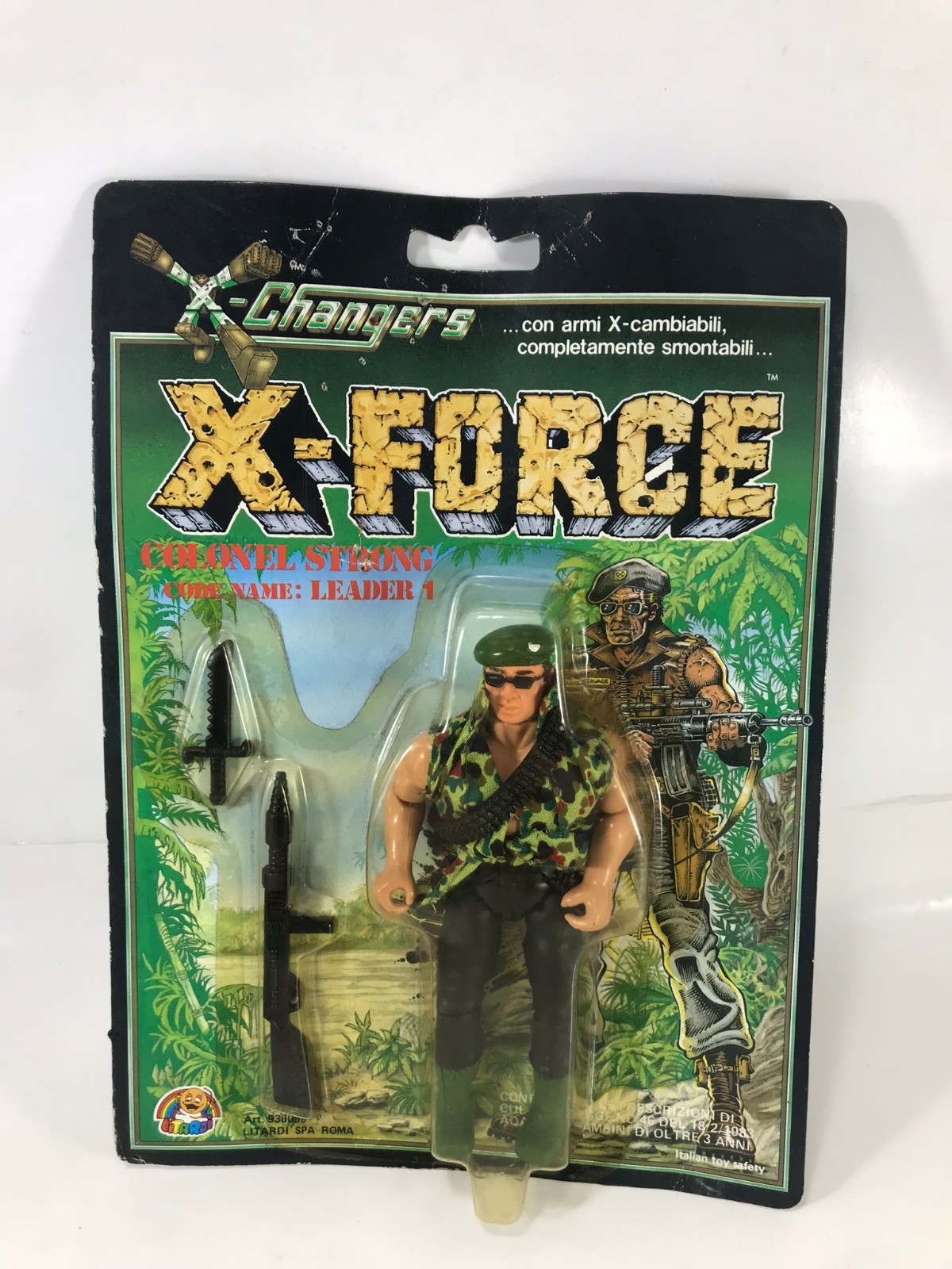 Spearhead X Changers X Force COLONEL STRONG Leader 1 Action Figure 1986 Rambo Spearhead X Changers X Force COLONEL STRONG Leader 1 Action Figure 1986 Rambo