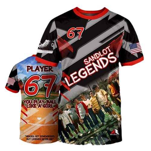 Maglia sportiva softball personalizzata unisex maglietta personalizzata stampata nome squadra numero - Foto 43 di 196